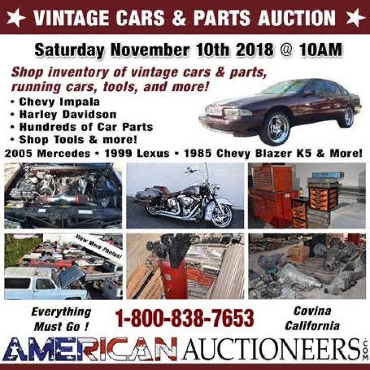 Vintage Cars & Parts Auction