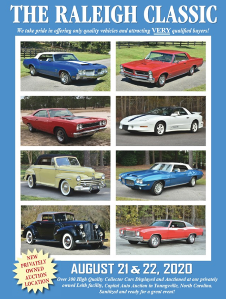 Raleigh Classic Car Auction - Live & Online Bidding