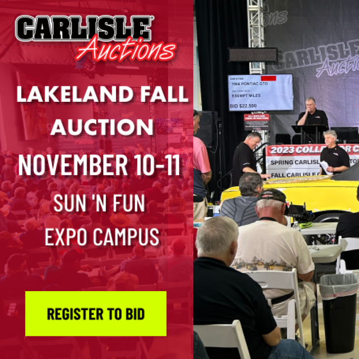 Fall Lakeland Collector Car Auction 2023