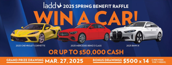LADD 2025 SPRING BENEFIT CAR RAFFLE - Win Your Choice!