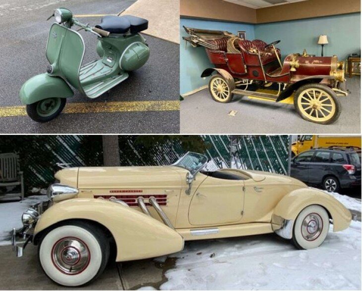 Antique Cars & Scooter - Live Auction
