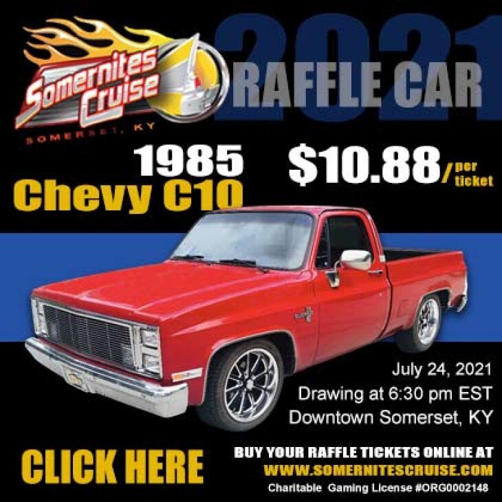 1985 CHEVY C10 PICKUP RAFFLE - Somernites Cruise