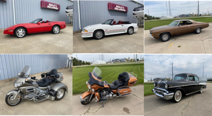 Online Only Auction For Lakeside Motors - Classic Cars & Motorcycles