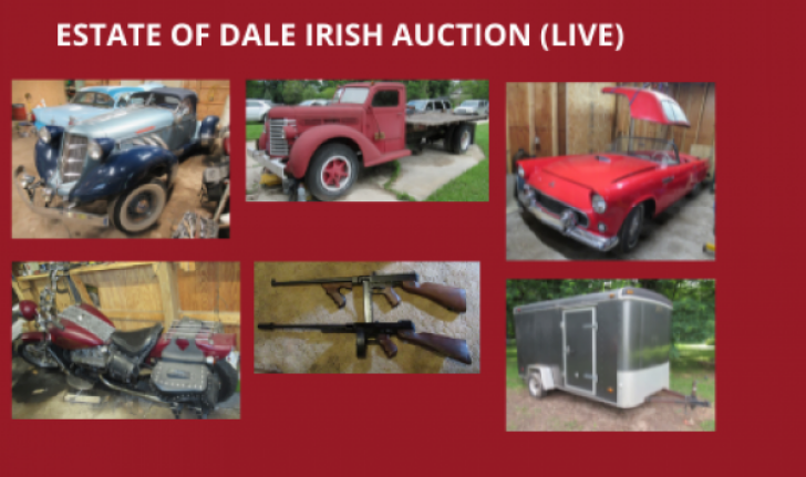 Estate of Dale Irish Auction - Live Event