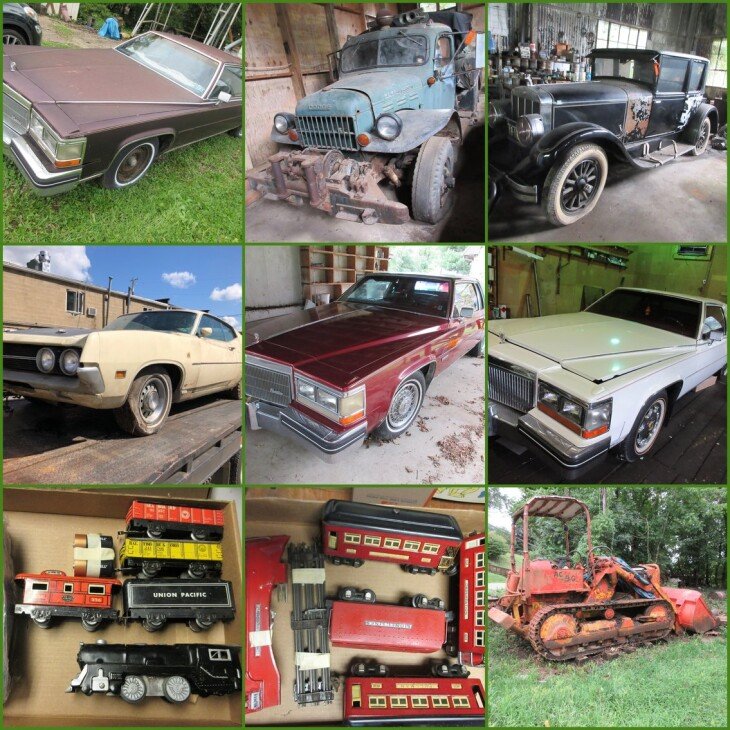 Antique/Classic Cars & Truck, Car Parts, Tools, Equipment, Model Trains, More!