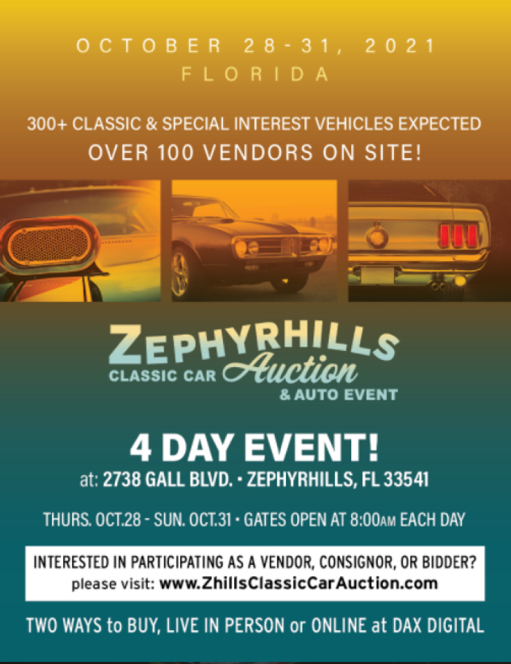 Zephyrhills Classic Car Auction & Auto Event