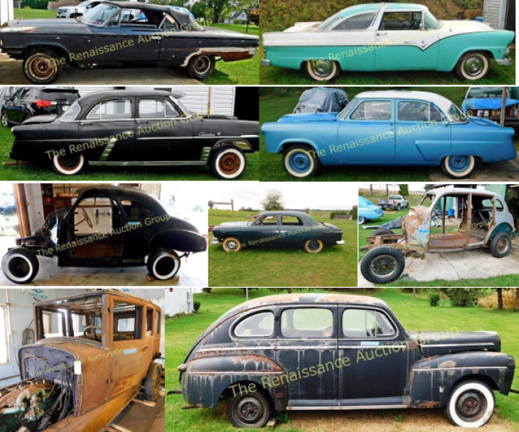 Engle Classic Car Auction - antique/project cars, classic parts, tools & equipment