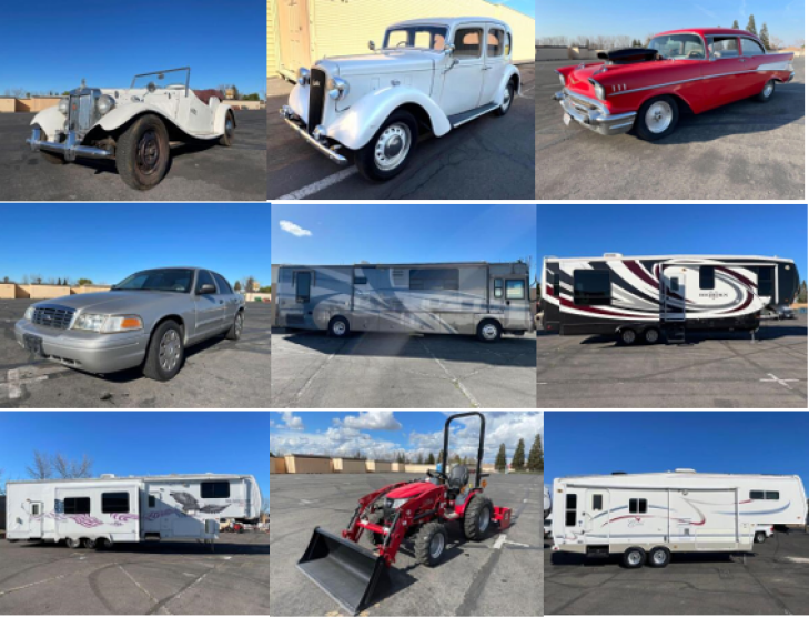 Classic Cars, RV'S and Industrial & Farming Equipment - Online Auction