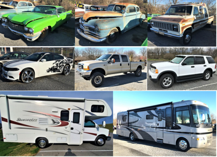 Classic Cars, Trucks & RVs, Equipment, Metal & Wood Working Tools - Live & Online Auction