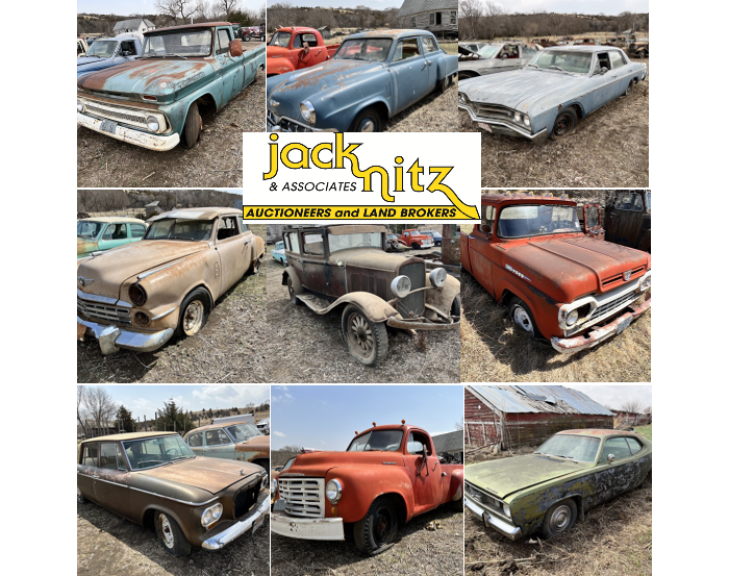 ANTIQUE VEHICLE, TRACTOR & BARN FIND NO RESERVE AUCTION - LIVE & ONLINE BIDDING