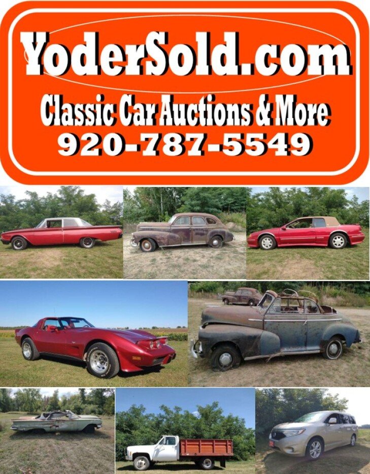 Yoder Online Only Car Auction - Performance and Classic Cars