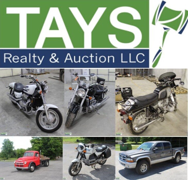 ONLINE ONLY AUCTION: VEHICLES - MOTORCYCLES - TRAILERS