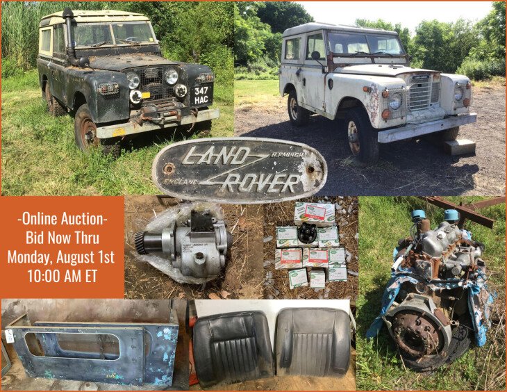 Single Owner Land Rover Vehicle & Parts Collection - Online Auction