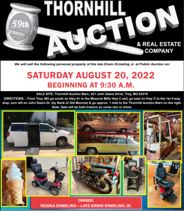 Ermeling Estate Auction - Classic Cars & Motorcycle - Live Bidding