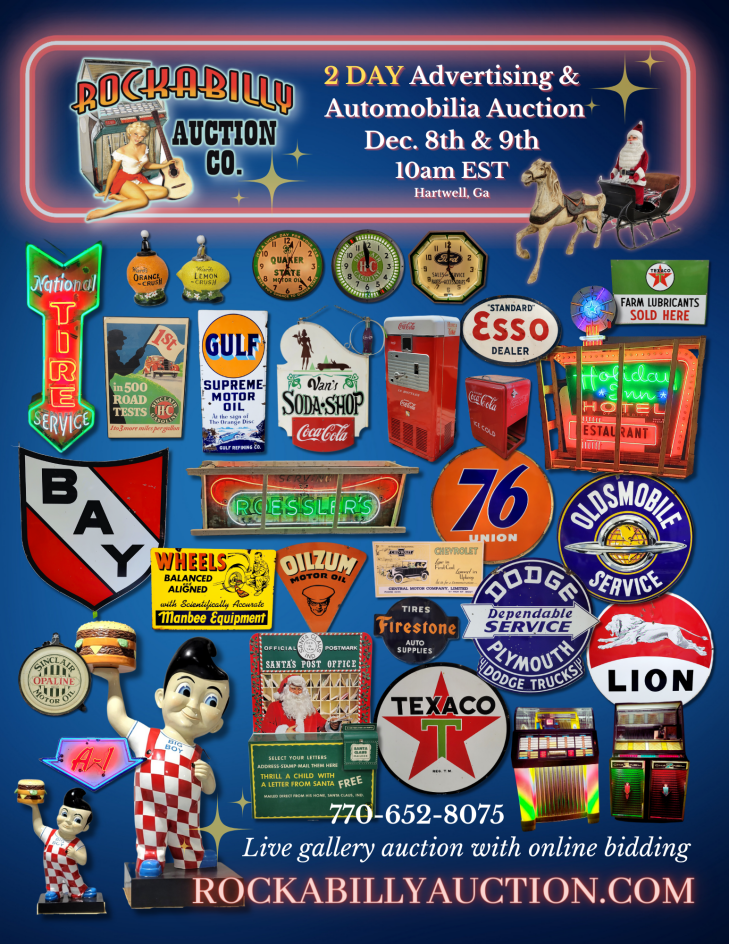 Two Day Advertising & Automobila Auction - Live & Online