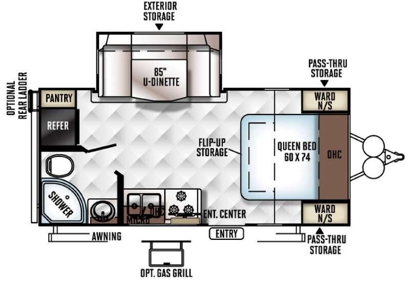 2016 Forest River Flagstaff 21DS