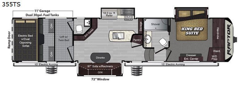 2018 Keystone Raptor 355TS